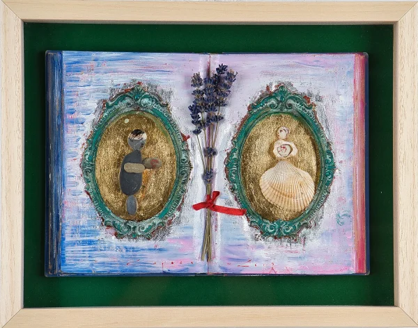 Întâlnirea - pictură în ulei pe carte — Iurie Cojocaru